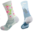 Scenic motorcycle socks